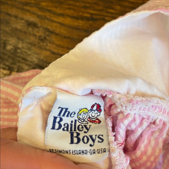 Pink Striped Dress with Cherry Design - Picture 3 of 3